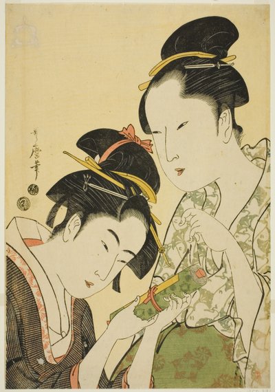 Okita e Ofuji da Kitagawa Utamaro