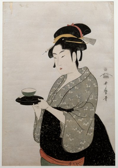 Ritratto di Nani Waya da Kitagawa Utamaro