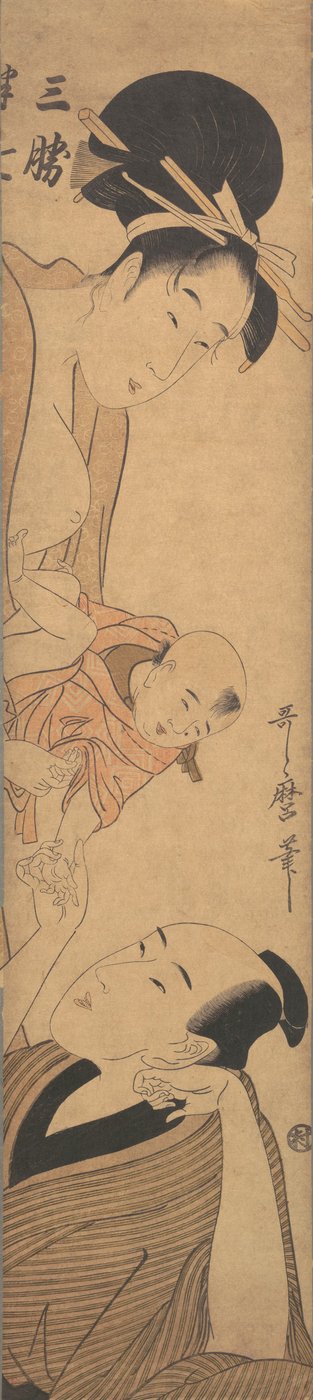 Sankatsu e Hanshichi da Kitagawa Utamaro