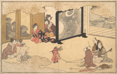Assistendo a uno Spettacolo, 1789 da Kitagawa Utamaro