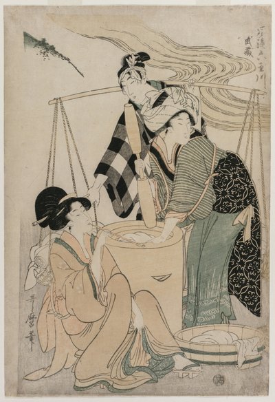 Provincia di Settsu dalla serie Sei Fiumi Gioiello alla Moda, c. 1804 da Kitagawa Utamaro