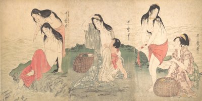 I Pescatori di Awabi da Kitagawa Utamaro