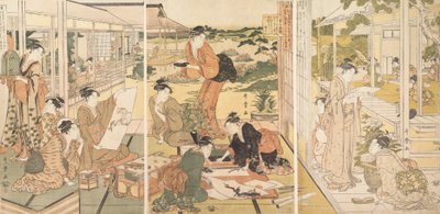 Le quattro realizzazioni Kinkishoga, ca. 1788-90 da Kitagawa Utamaro