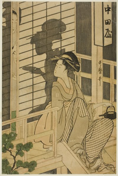 La Casa da Tè Nakadaya da Kitagawa Utamaro