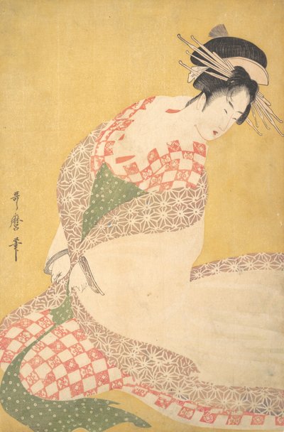 Il Mantello Esterno da Kitagawa Utamaro