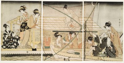 La rete a cucchiaio da Kitagawa Utamaro