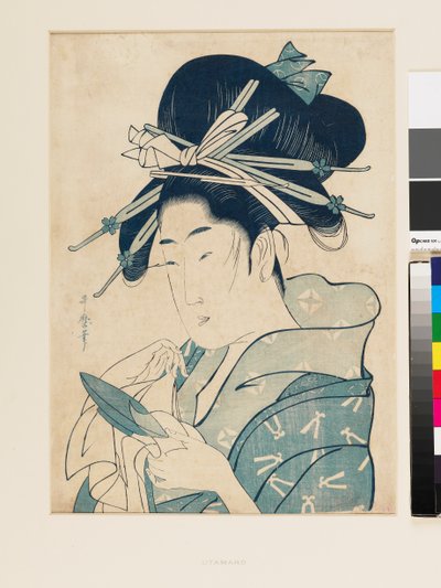 La cortigiana Tsukioka da Kitagawa Utamaro
