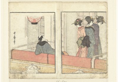 Teatro loge da Kitagawa Utamaro