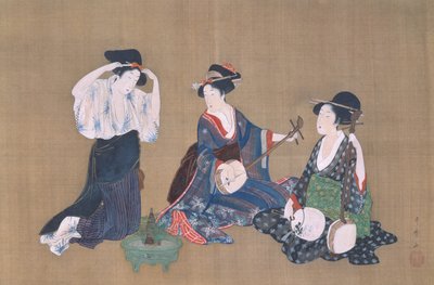 Tre Bellezze, c.1790 da Kitagawa Utamaro