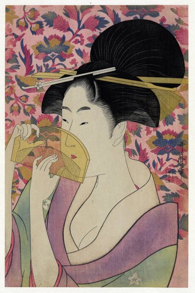 Pettine trasparente da Kitagawa Utamaro