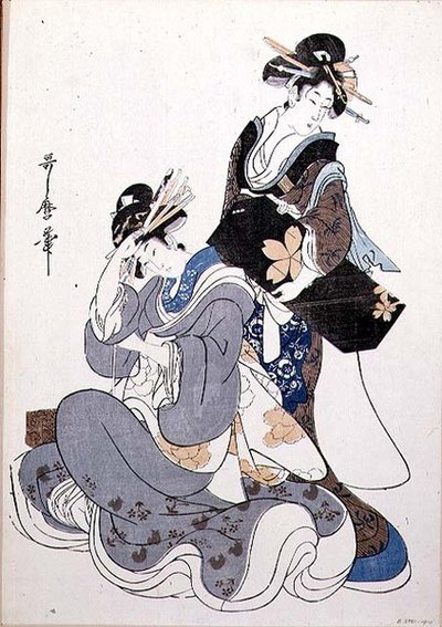 Due figure femminili da Kitagawa Utamaro