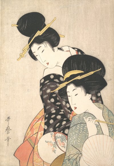 Due donne, ca. 1790 da Kitagawa Utamaro