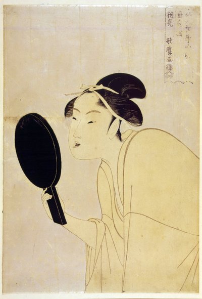 Tipo interessante, dalla serie Dieci tipi nello studio fisiognomico delle donne da Kitagawa Utamaro