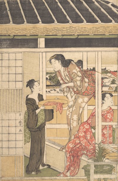 Giorno del Bucato, ca. 1788 da Kitagawa Utamaro