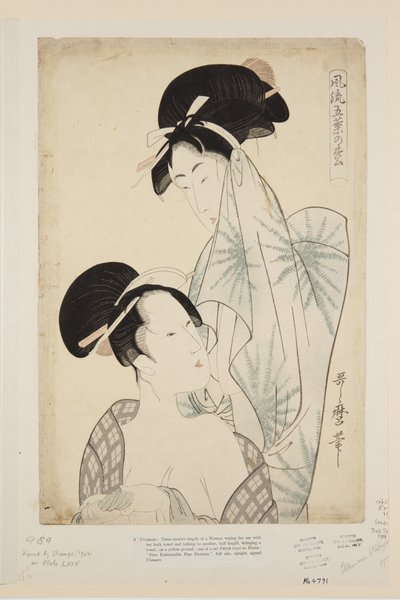 Donne dopo il bagno da Kitagawa Utamaro