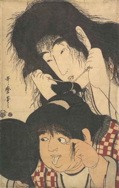Yamauba e Kintaro, ca. 1795 da Kitagawa Utamaro