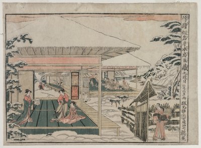 Chushingura: Atto IX (dalla serie Immagini prospettiche per La Casa del Tesoro della Lealtà) da Kitao Masayoshi