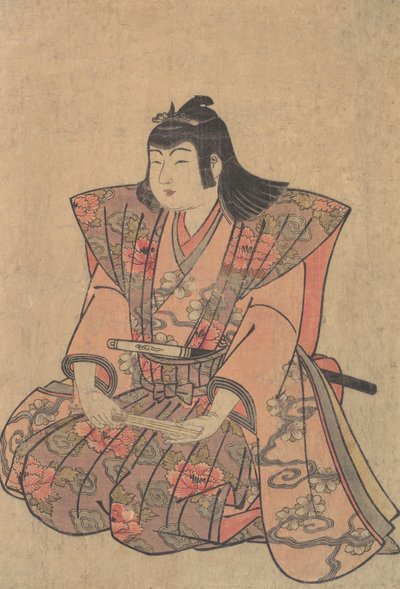 Un ragazzo cantante da Kitao Shigemasa
