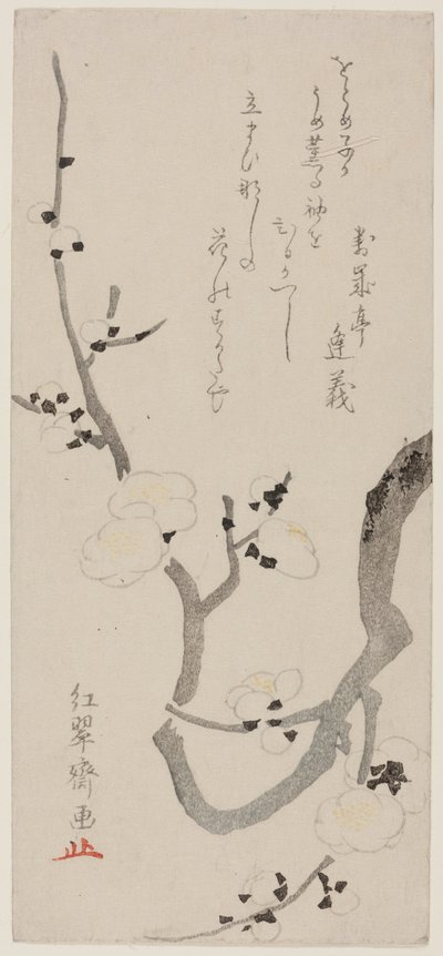 Ramo di Prugna da Kitao Shigemasa