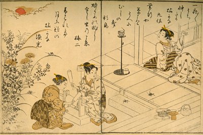 Il Kinuta, 1775, 1924 da Kitao Shigemasa