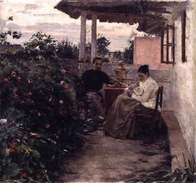 Sulla veranda da Kiviak Konstantinov Kostandi