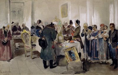 Asta dei servi della gleba da Klavdiy Vasilievich Lebedev