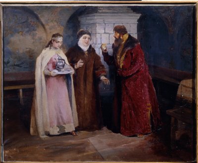 La scelta di una sposa da Klavdiy Vasilievich Lebedev