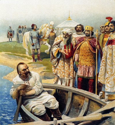Incontro di Svyatoslav I con l