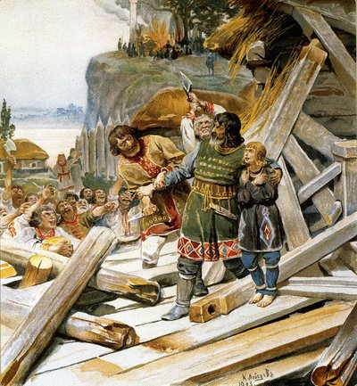 San Teodoro il Varego da Klavdiy Vasilievich Lebedev