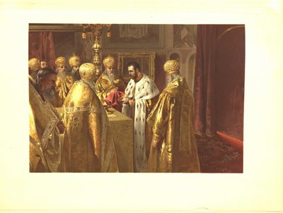 La cerimonia di incoronazione di Nicola II. L