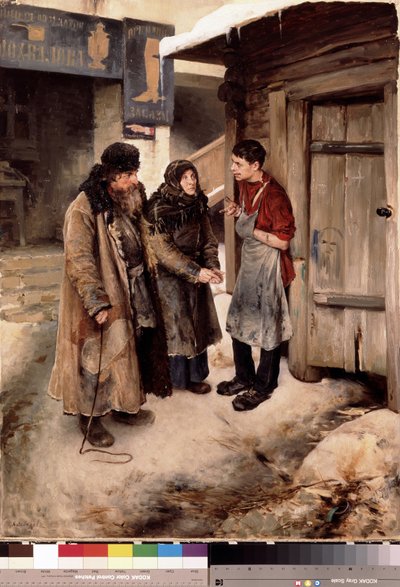Visita dei genitori al loro figlio da Klavdiy Vasilievich Lebedev