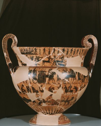 Il Vaso François, realizzato da Ergotimos c.570 a.C. da Kleitias Kleitias