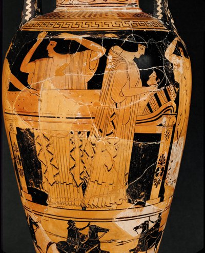 Protesi, la deposizione del cadavere ... da Kleophrades Painter (fl.500 475 BC)