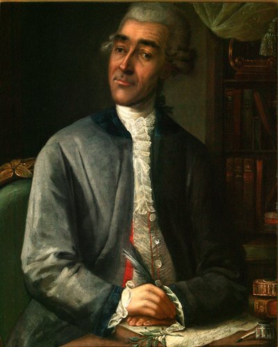 Ritratto dello scrittore Vasily Grigorievich Ruban 1742-1795, 1786 da Klipekov