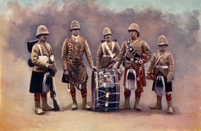 Soldato, Tamburini, Pifferaio e Trombettiere - The Black Watch da Knight