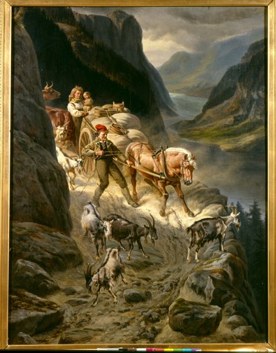 Giù dalla montagna da Knud Bergslien