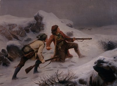 Caccia alla renna da Knud Bergslien