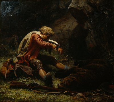 Cacciatore di orsi ferito da Knud Bergslien