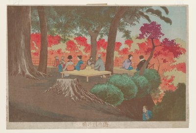 Veduta di Takinogawa da Kobayashi Kiyochika