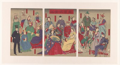 Rappresentazione dei costumi di tutti i paesi da Kobayashi Kiyochika