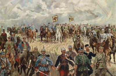 I monarchi alleati con i loro comandanti nella Prima Guerra Mondiale da Koch