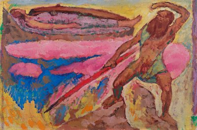 Il dio Odino e Brunilde da Koloman Moser