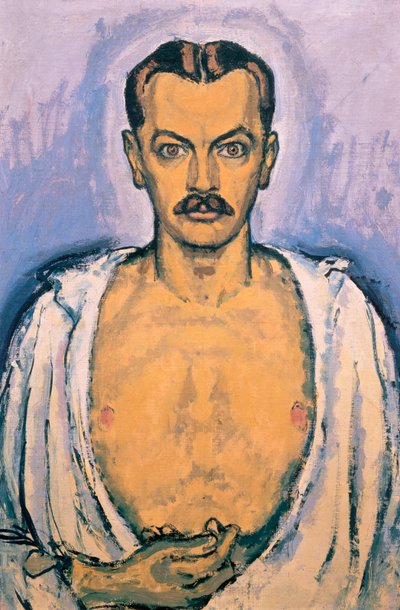 Selbstportrait - Autoritratto... (olio su tela) da Koloman Moser