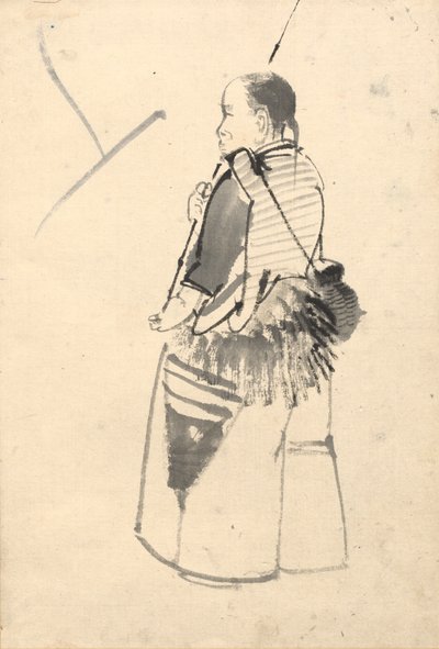 Ballerina in costume da pescatore da Kono Bairei