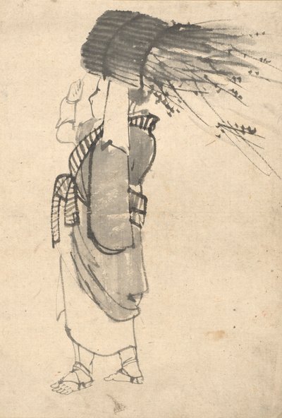 Il portatore di ramoscelli, 1844-1895 da Kono Bairei