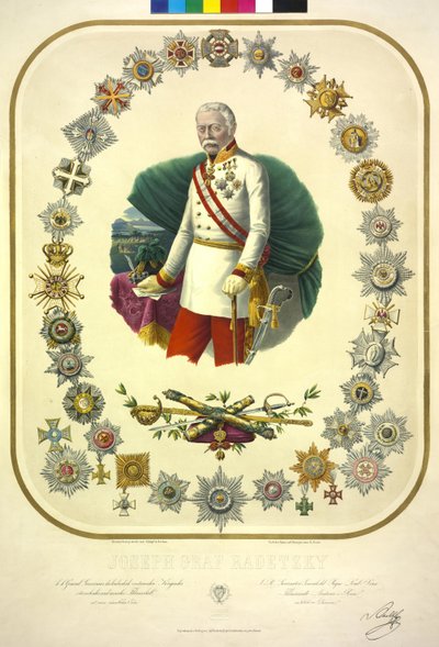 Joseph Radetzky (litografia) da Konrad Grob