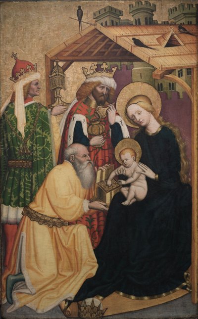 Adorazione dei Magi, inizi del 1440 (olio su tavola) da Konrad Laib