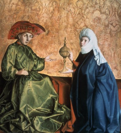 Re Salomone e la Regina di Saba, 1435 da Konrad Witz