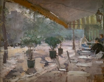 Un caffè parigino da Konstantin Alekseevich Korovin