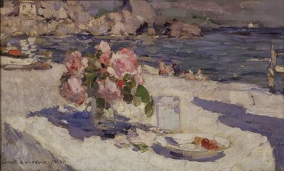 In riva al mare da Konstantin Alekseevich Korovin